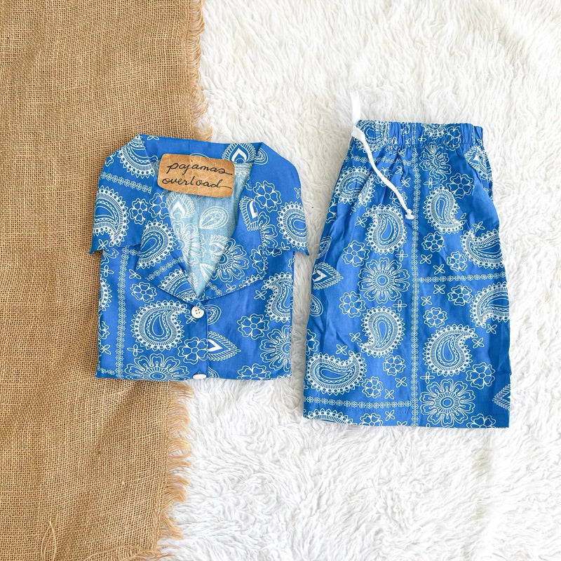 JOY LIMITED PRINT | challis/softlinen shortsleeves + shorts sleepwear pajama set | PajamasOverload