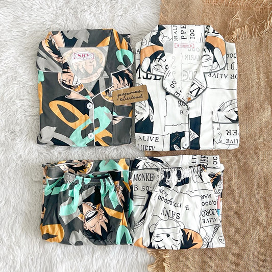 CHANDLER | polycotton shortsleeves + shorts pajama set | PajamasOverload