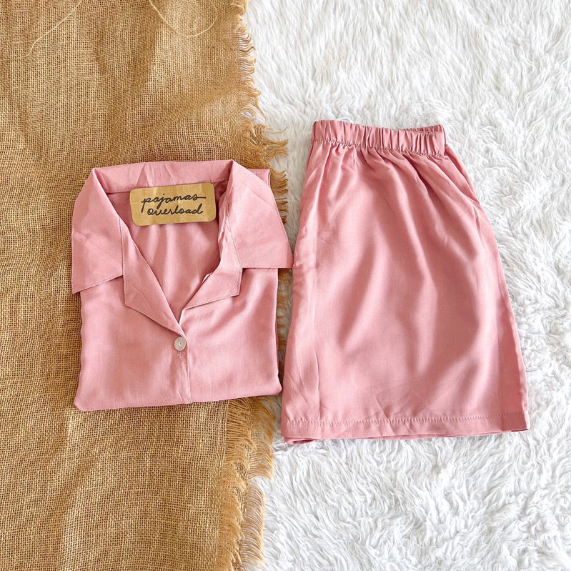 JOY | challis shortsleeves top + shorts sleepwear set | PajamasOverload