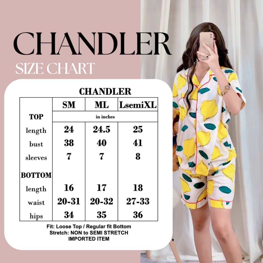 5 CHANDLER | polycotton shortsleeves + shorts pajama set | PajamasOverload