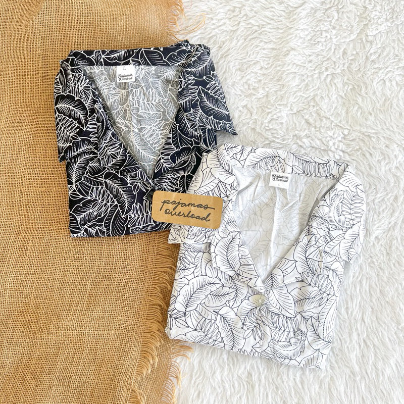 JOY LIMITED PRINT | challis/softlinen shortsleeves + shorts sleepwear pajama set | PajamasOverload