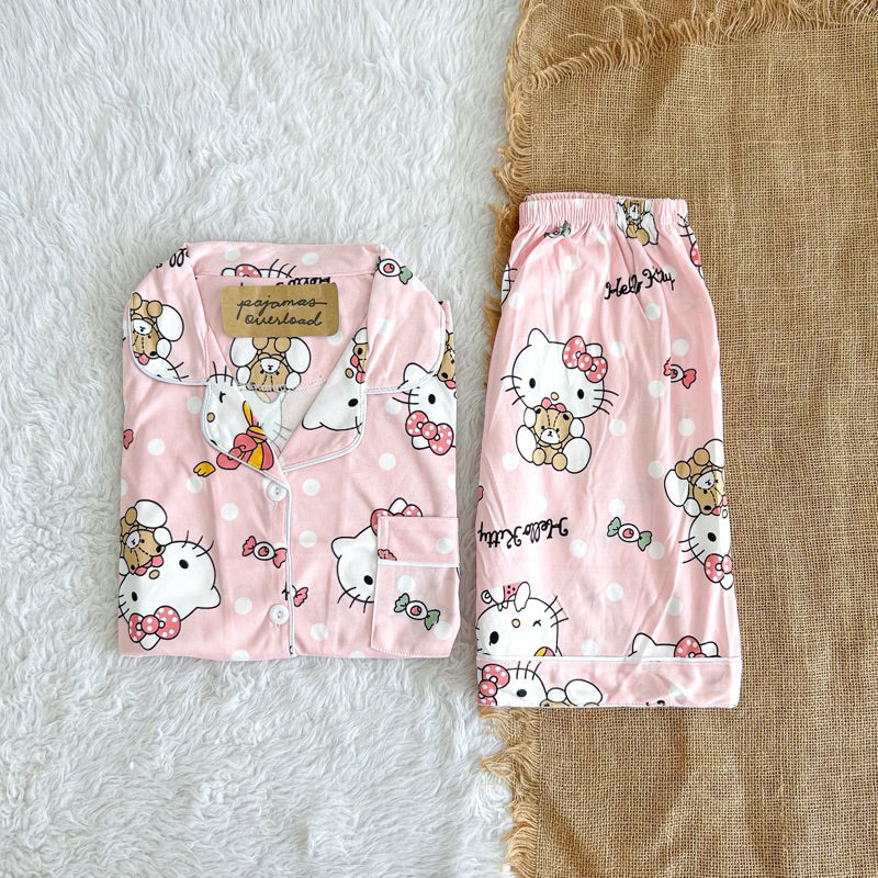 CHANDLER | polycotton shortsleeves + shorts pajama set | PajamasOverload