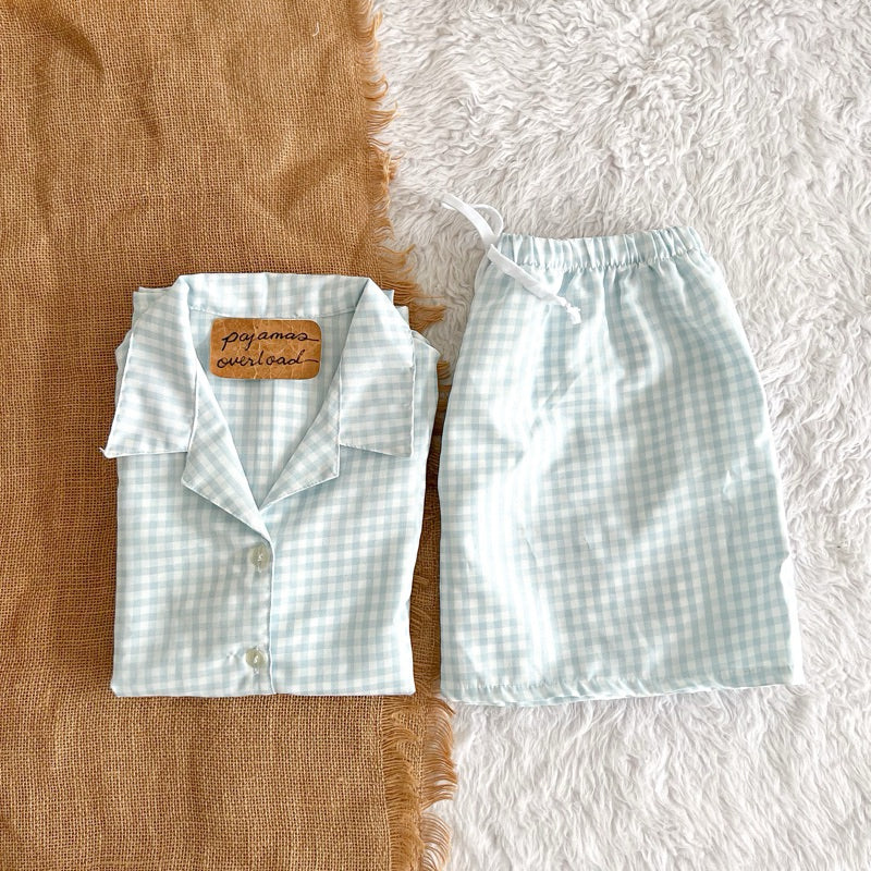 JOY | special fabric shortsleeves + shorts sleepwear loungewear set | PajamasOverload