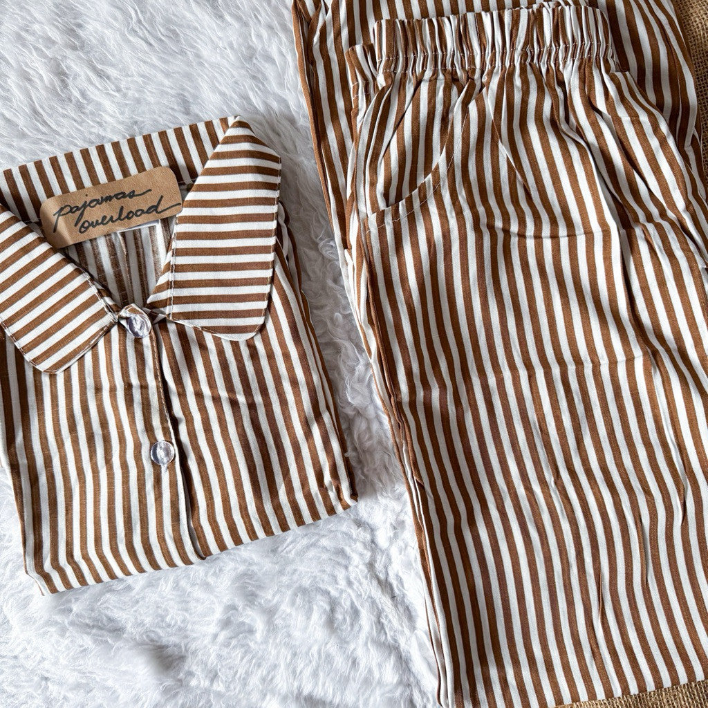 JULIANA PANTS | soft linen shortsleeves + pants buttondown set | PajamasOverload