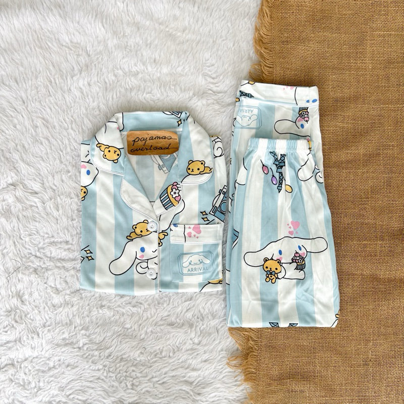 BLUEY KIDS | polycotton shortsleeves + pants sleepwear pajama set | PJOKIDS