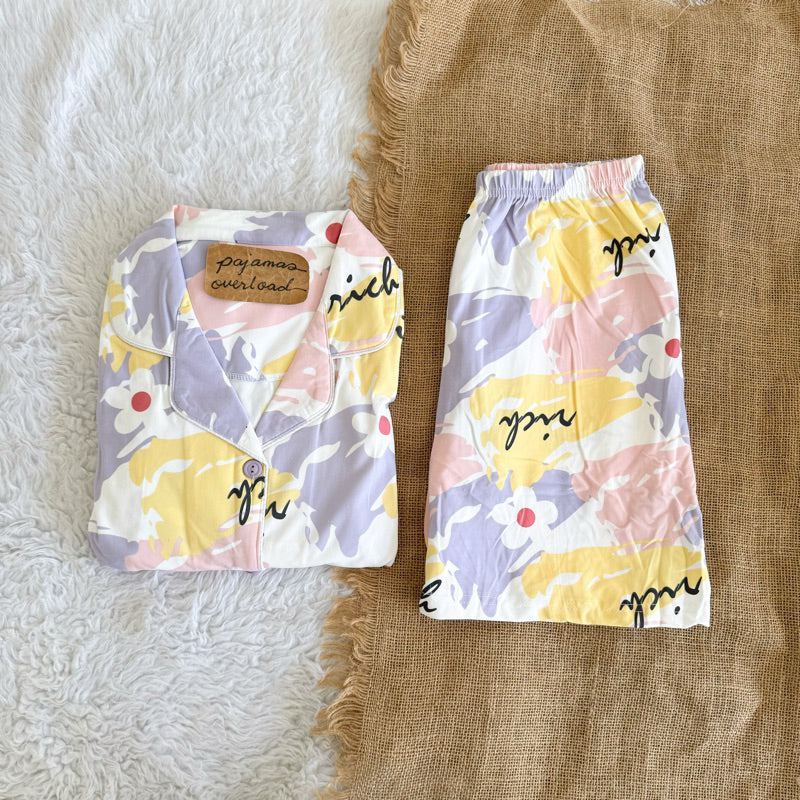 5 CHANDLER | polycotton shortsleeves + shorts pajama set | PajamasOverload