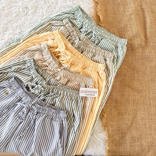 FLEUR | bubble gauze drawstring pants | PajamasOverload