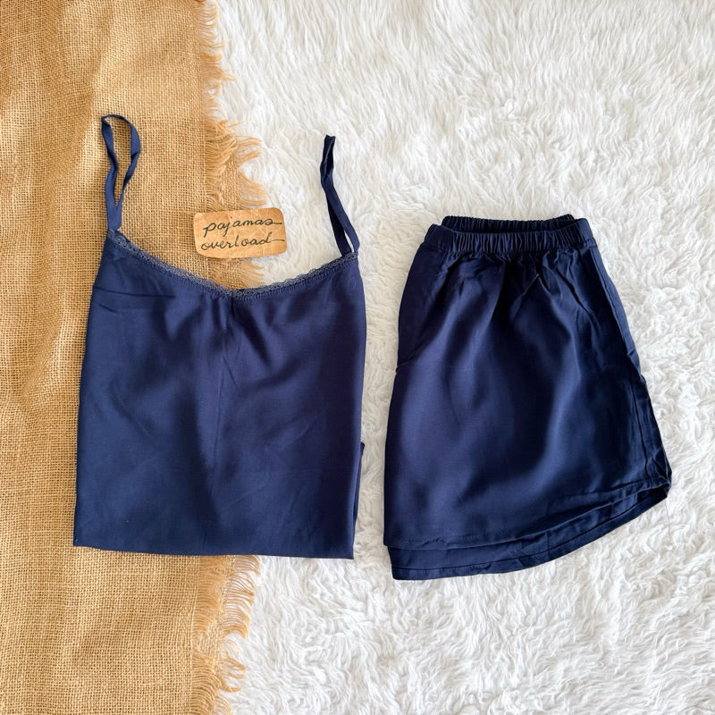 BLAIRE | challis sleeveless cami top + sexy shorts sleepwear set | PajamasOverload