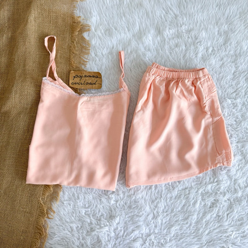 BLAIRE | challis sleeveless cami top + sexy shorts sleepwear set | PajamasOverload