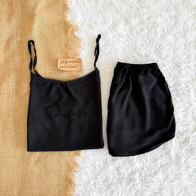 BLAIRE | challis sleeveless cami top + sexy shorts sleepwear set | PajamasOverload