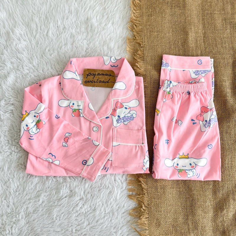 BINGO KIDS | polycotton longsleeves + pants sleepwear pajama set | PJOKIDS