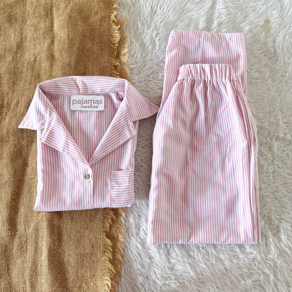 BRIA PANTS | premium linen shortsleeves top + pants loungewear set | PajamasOverload