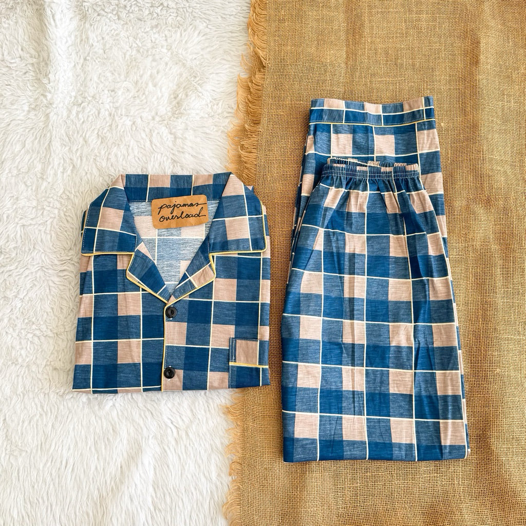 MIKE | polycotton pajama set for men | PajamasOverload
