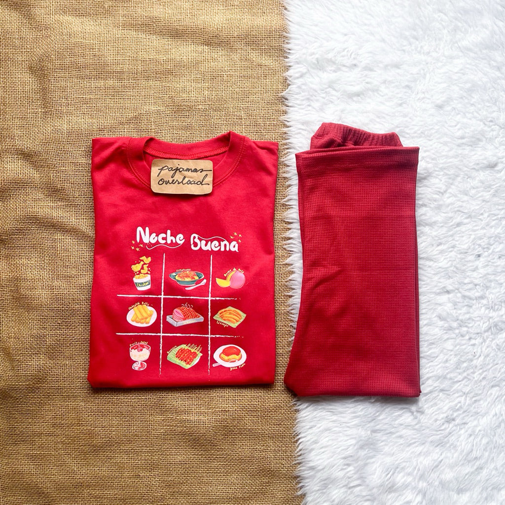 PINOY CHRISTMAS FAMILY | cotton shirt + pants sleepwear pajama set | PajamasOverload