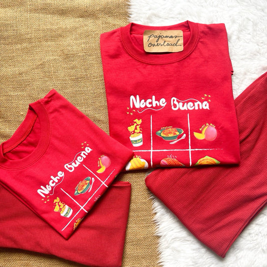 PINOY CHRISTMAS FAMILY | cotton shirt + pants sleepwear pajama set | PajamasOverload
