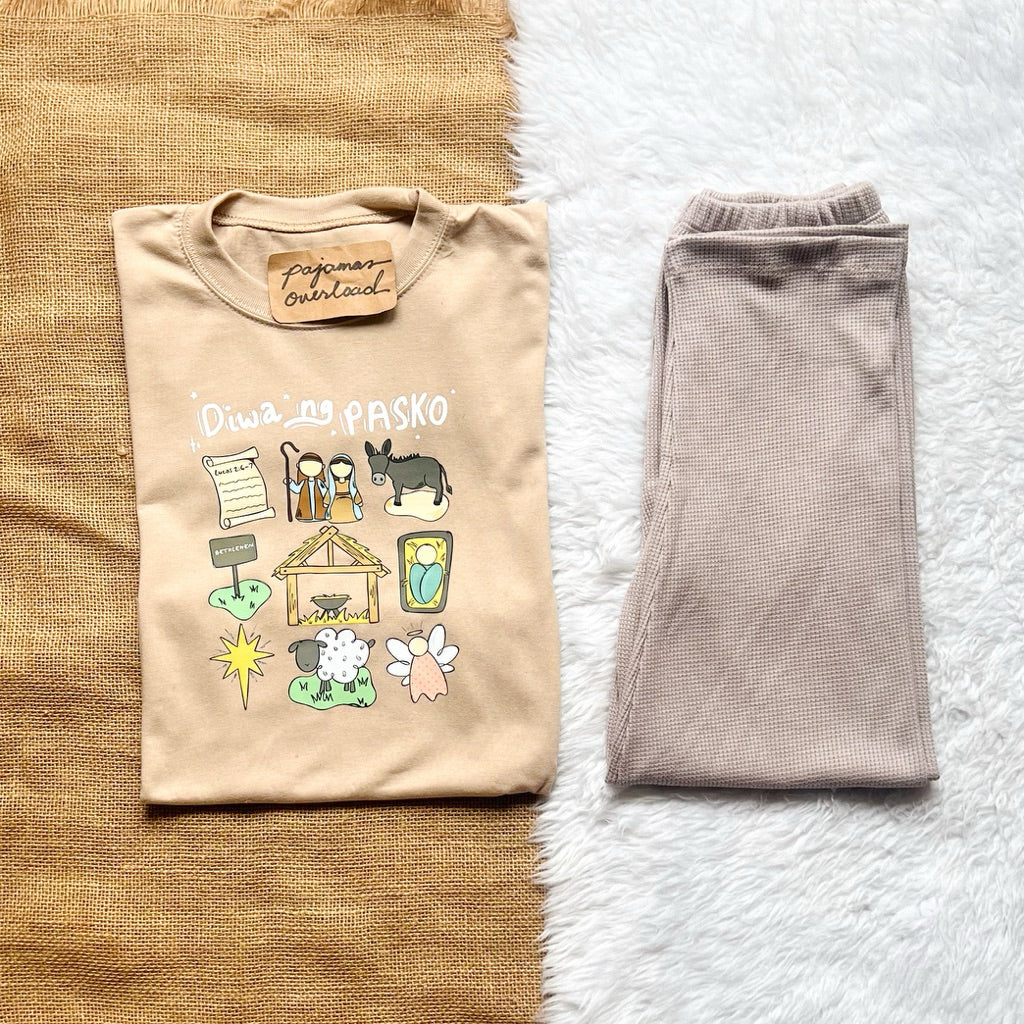 PINOY CHRISTMAS FAMILY | cotton shirt + pants sleepwear pajama set | PajamasOverload