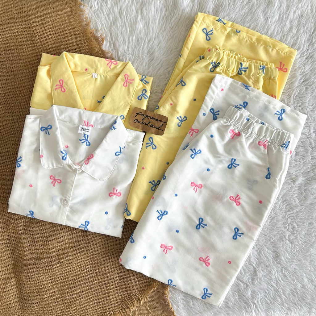 JULIANA PANTS | soft linen shortsleeves + pants buttondown set | PajamasOverload