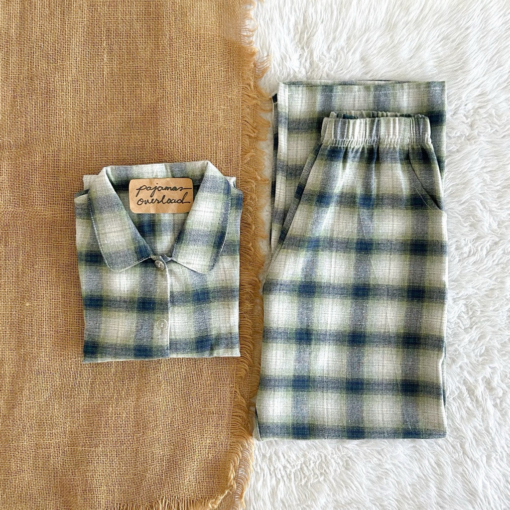 JULIANA PANTS | soft linen shortsleeves + pants buttondown set | PajamasOverload