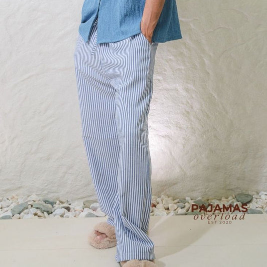 FLEUR | bubble gauze drawstring pants | PajamasOverload