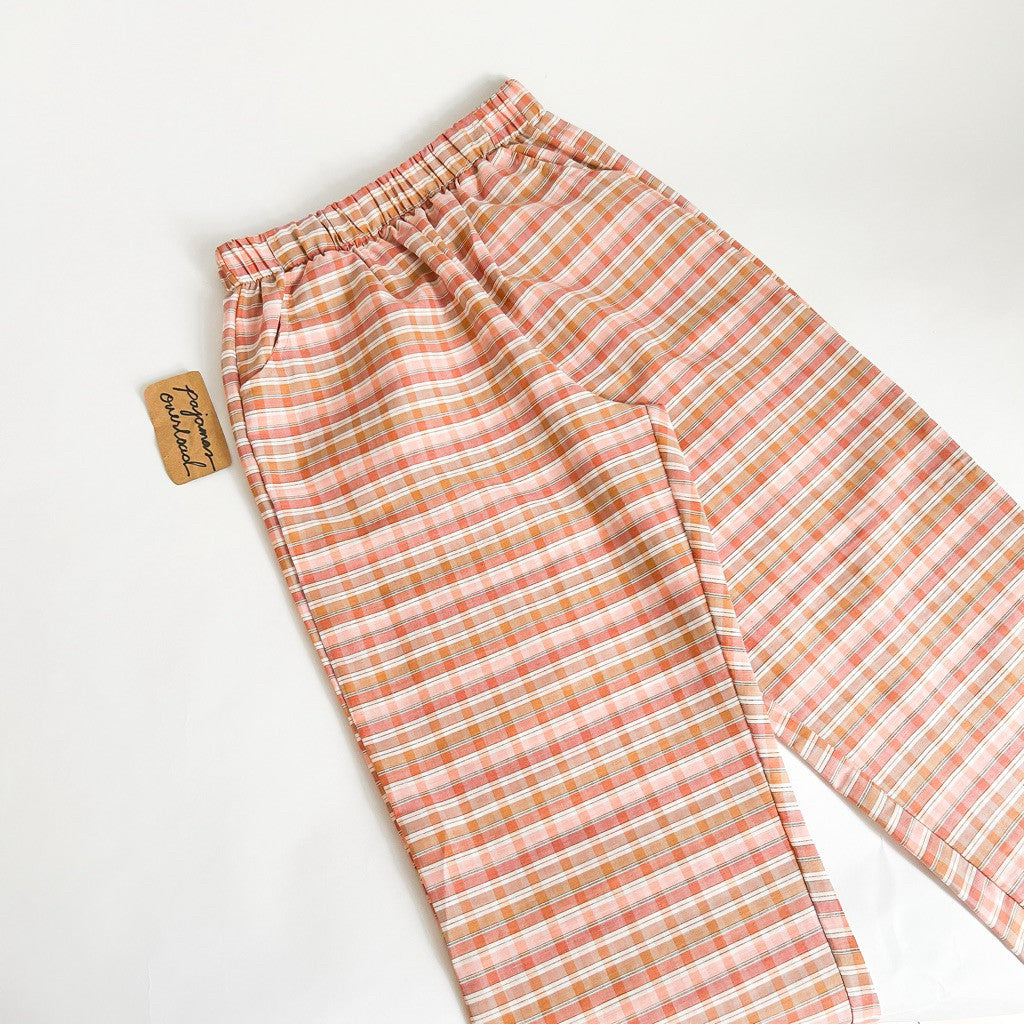 GAB PANTS | Cotton / crumpled flowy pants with pocket | PajamasOverload