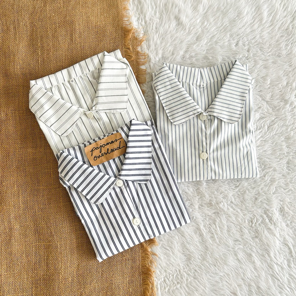 JULIANA PANTS | soft linen / cotton shortsleeves + pants buttondown set | PajamasOverload
