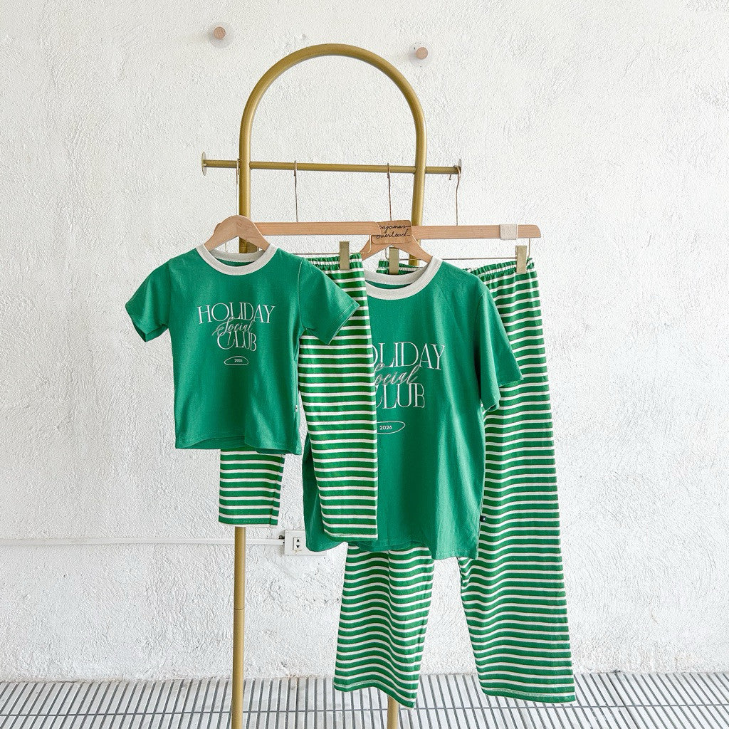 Christmas family set | pure cotton | shortsleeves tshirt + pants |sleepwear set | PajamasOverload