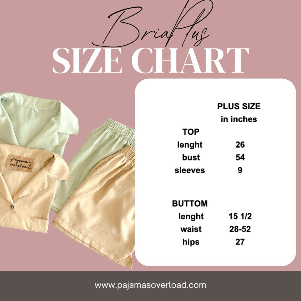 BRIA | cotton silk shortsleeves top + shorts sleepwear set | PajamasOverload