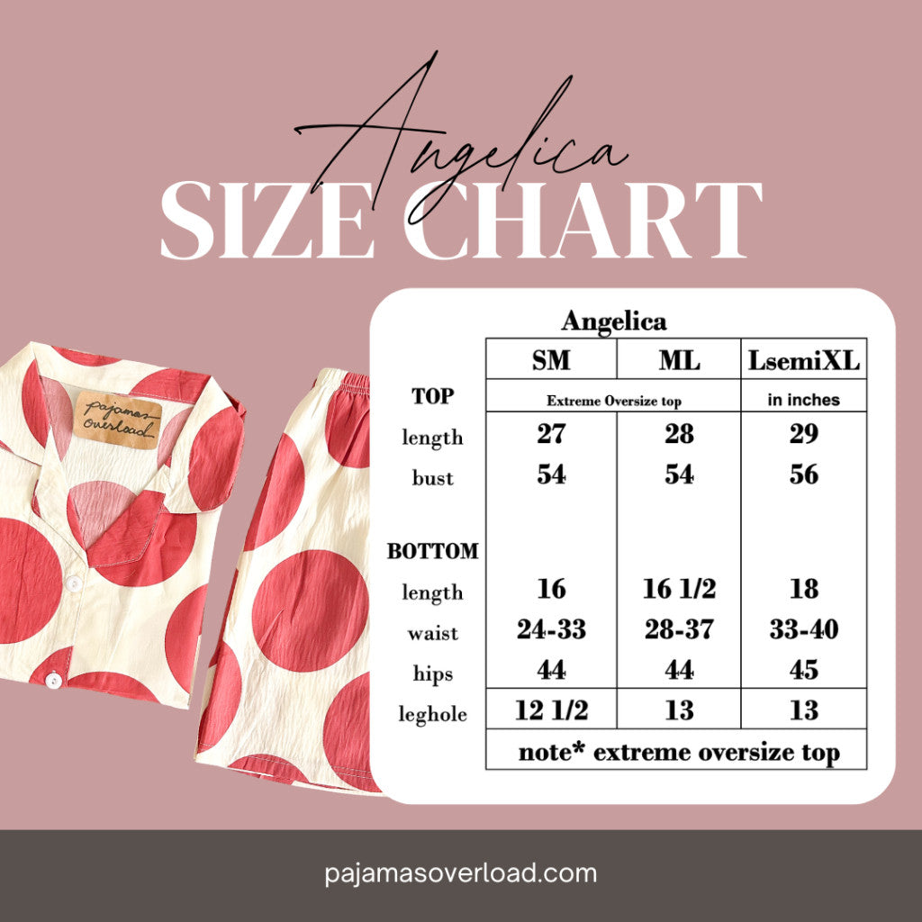 ANGELICA | crumpled extreme oversize top + shorts sleepwear set | PajamasOverload