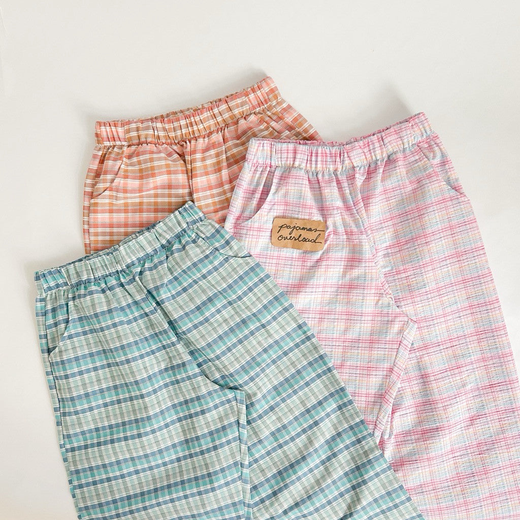 GAB PANTS | Cotton / crumpled flowy pants with pocket | PajamasOverload