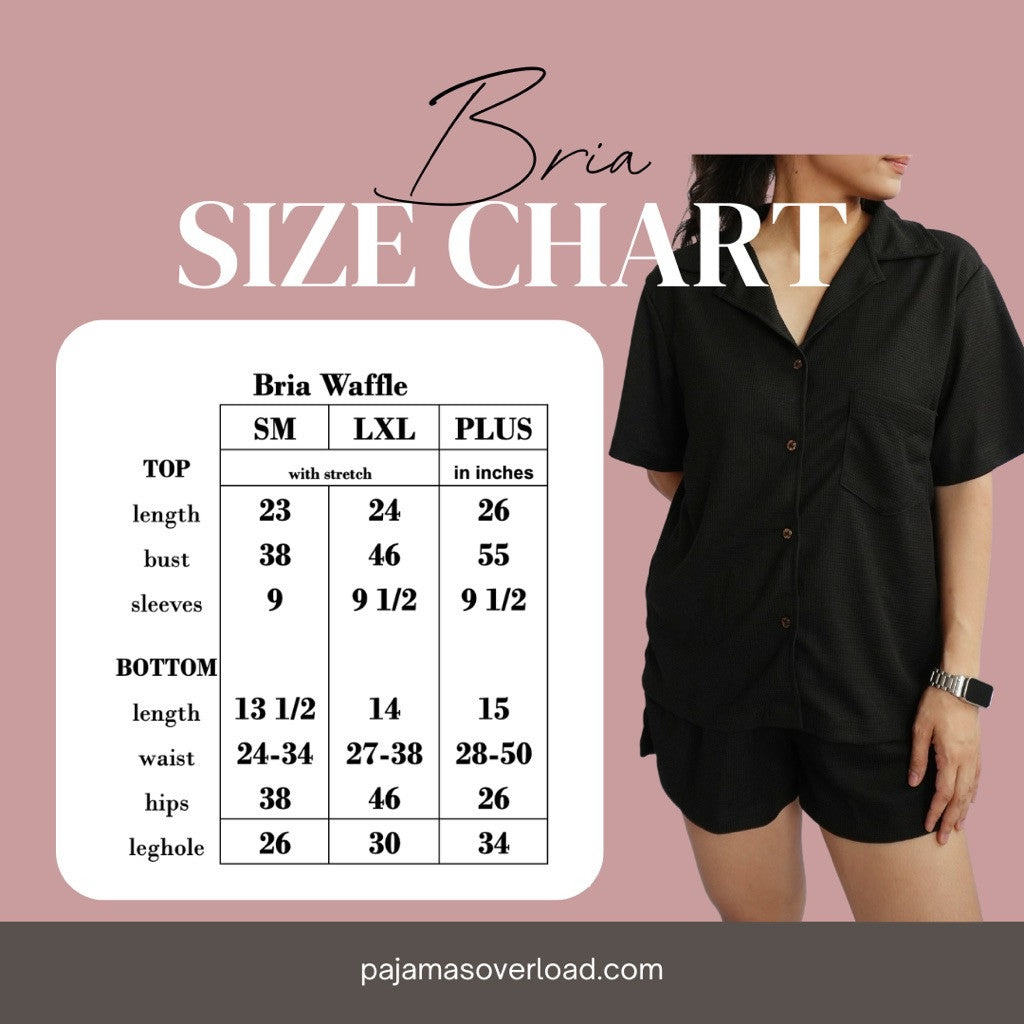BRIA WAFFLE | waffle knit shortsleeves top + shorts loungewear set | PajamasOverload