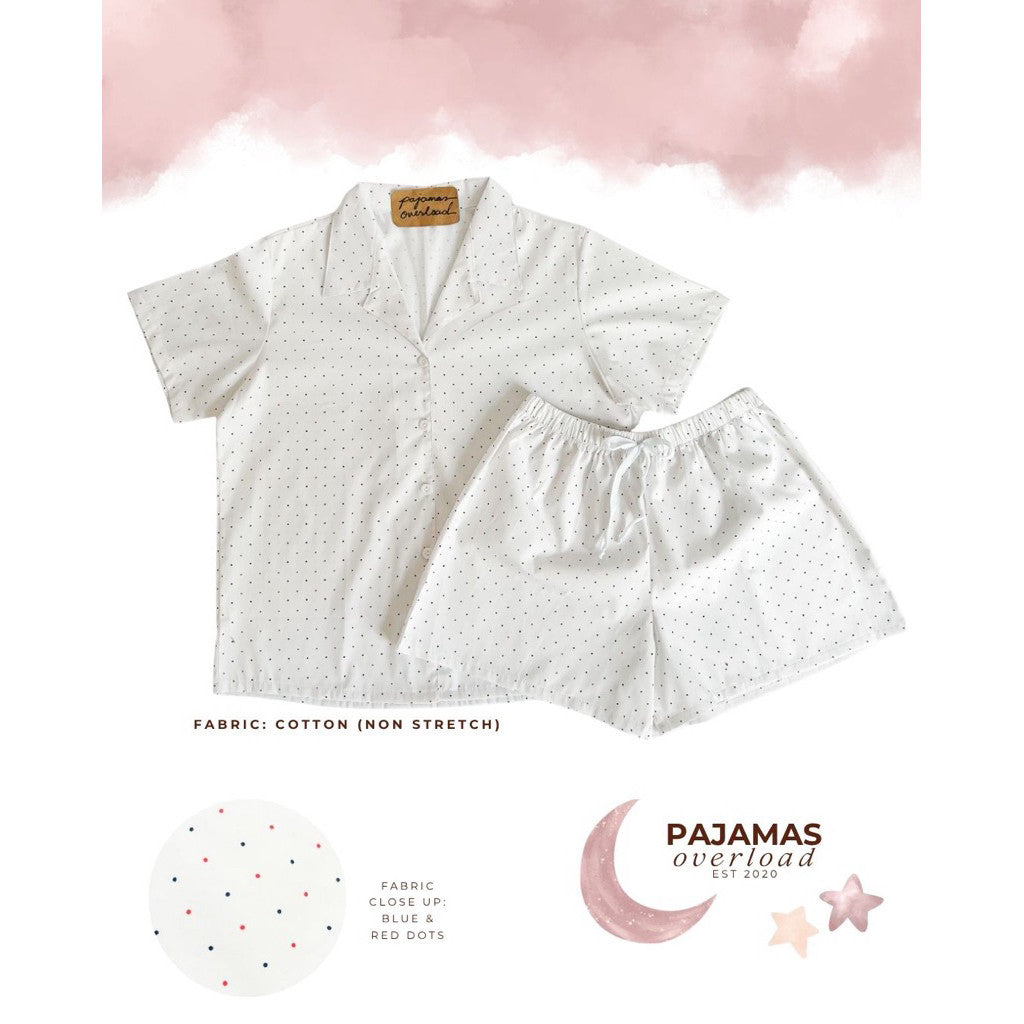 JOY LIMITED PRINT | challis/softlinen shortsleeves + shorts sleepwear pajama set | PajamasOverload