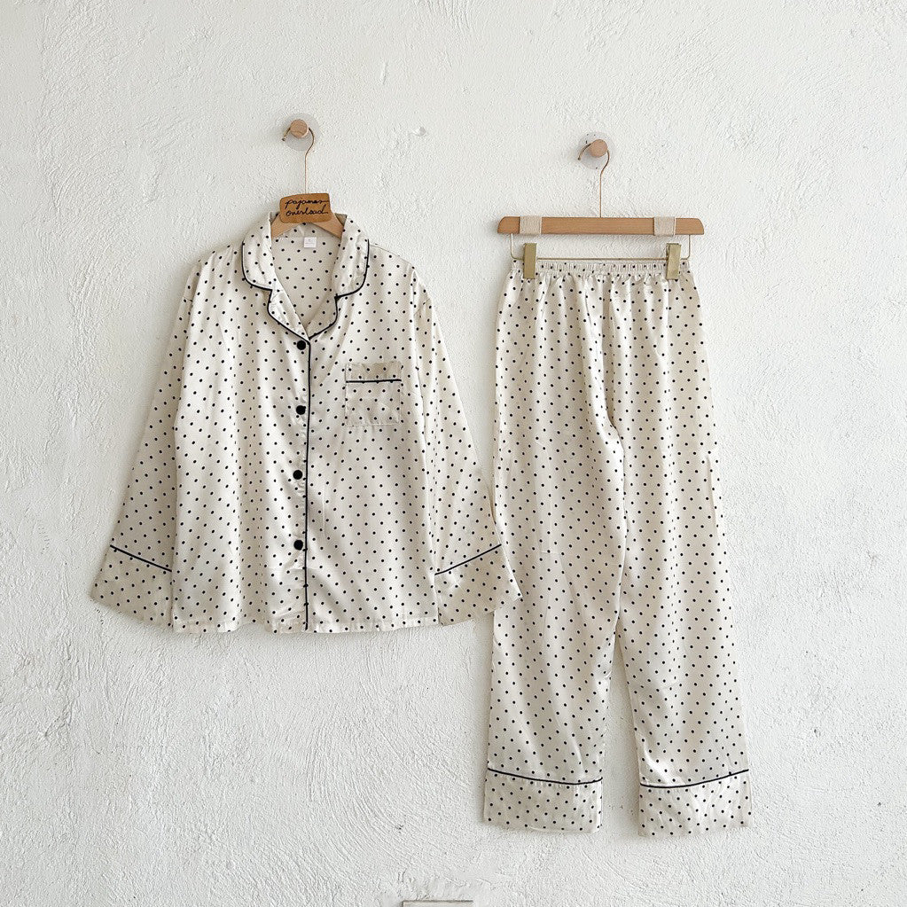 INA | satin longsleeves + pants sleepwear pajama set | PajamasOverload