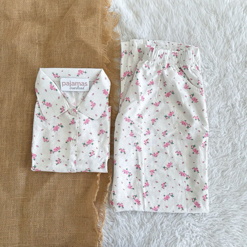 JULIANA PANTS | soft linen shortsleeves + shorts buttondown set | PajamasOverload