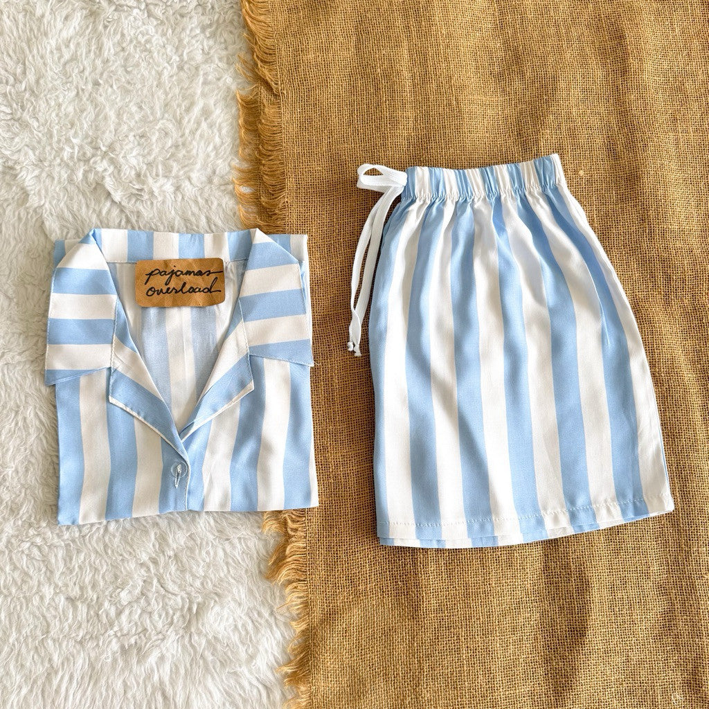 JOY LIMITED PRINT | challis/softlinen shortsleeves + shorts sleepwear pajama set | PajamasOverload